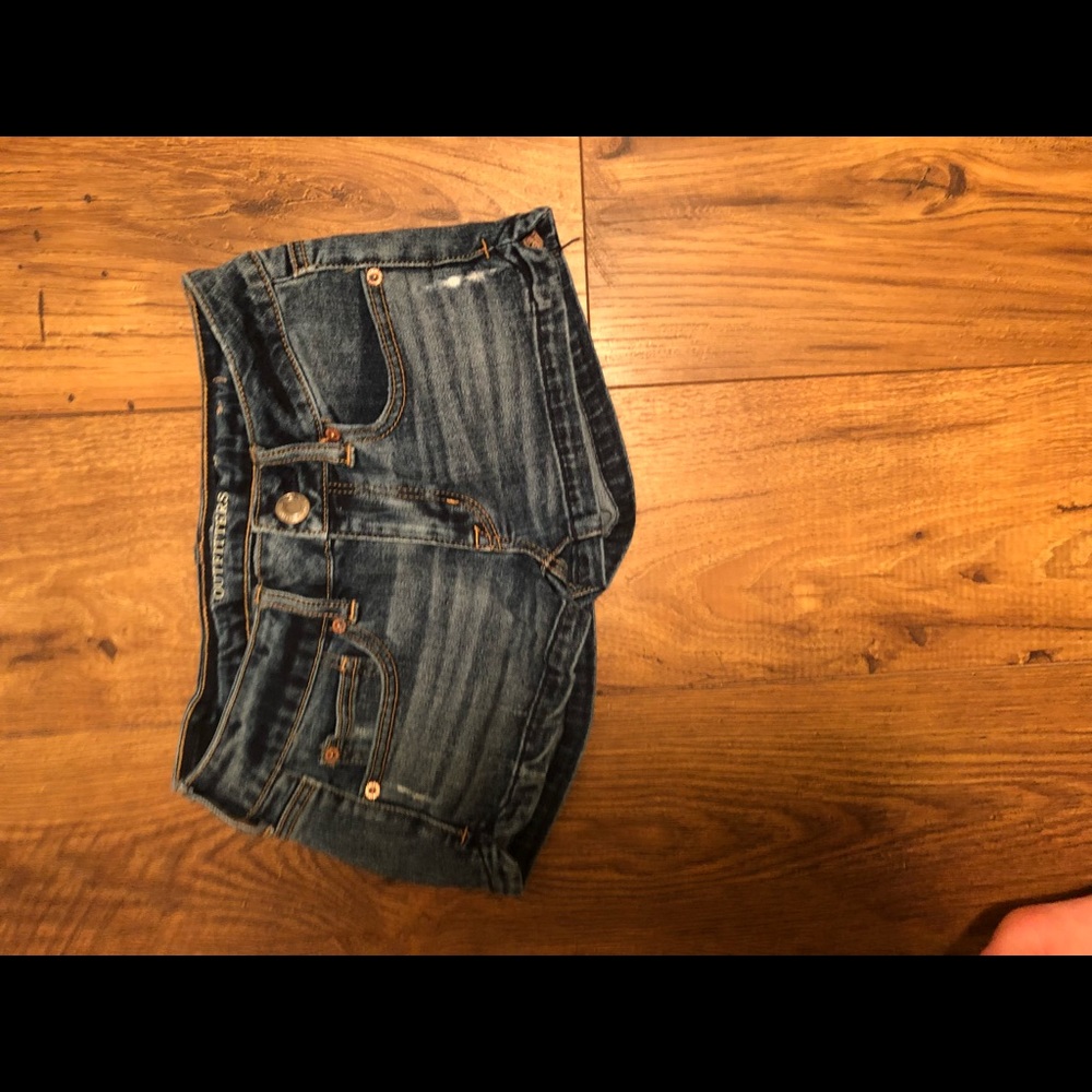 denim shorts